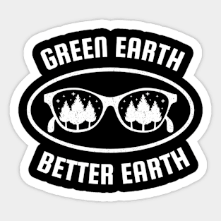 Green Earth Better Earth Sticker